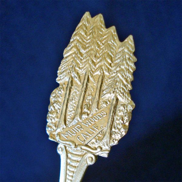 Muir Woods California Silverplate Souvenir Spoon Clearance #3