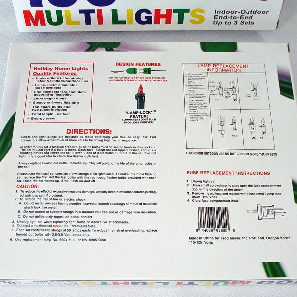 100 Miniature Christmas Lights Unused 2 Boxes #2