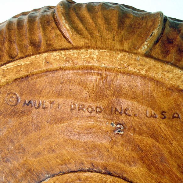 Multi Products Wood Composition Flower Nut Bowl Clearance #4