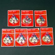 63 Multi-Color Shiny Brite Christmas Jingle Bells Unused Clearance