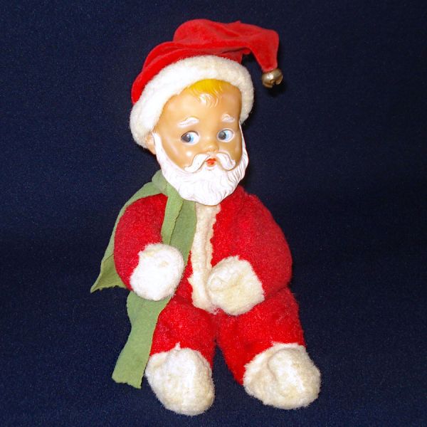 1955 Knickerbocker Musical Baby Santa Claus Doll Christmas