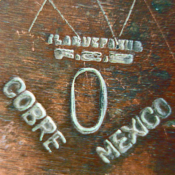 Mexico Mission Style Copper Brass 4 Piece Coffee Service #7