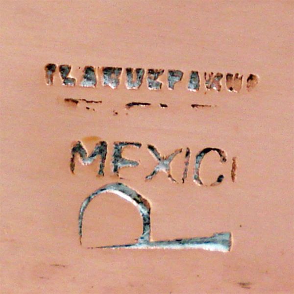 Mexico Mission Style Copper Brass 4 Piece Coffee Service #8