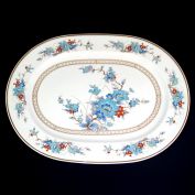 Noritake Bleufleur Oval Serving Platter Clearance