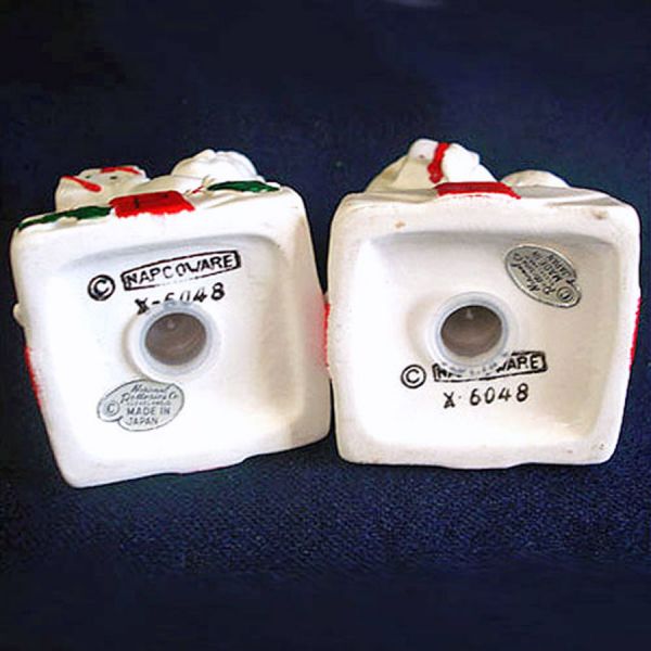 Napco Christmas Cherubs Salt Pepper Shakers in Original Box Clearance #4