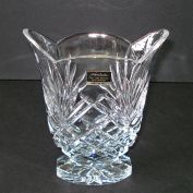 Noritake West Germany Lead Crystal Fan Vase