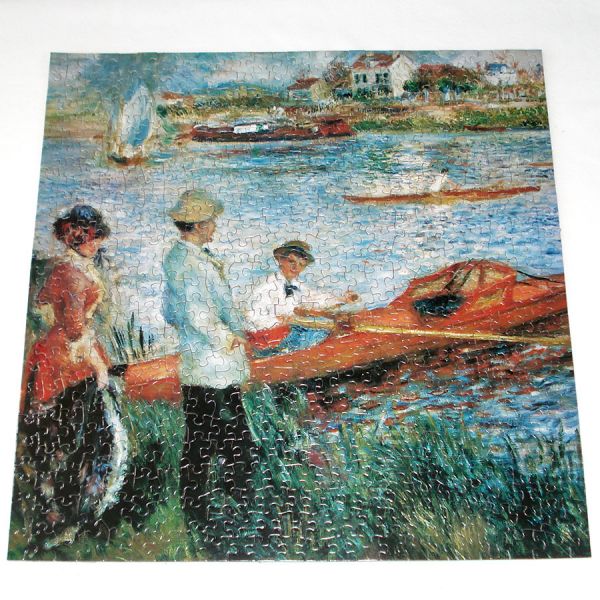 Oarsmen At Chatou Springbok Fine Art Jigsaw Puzzle Complete #2