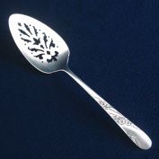 Bridal Wreath Oneida Tudor Plate Silverplated Pie Dessert Server Clearance