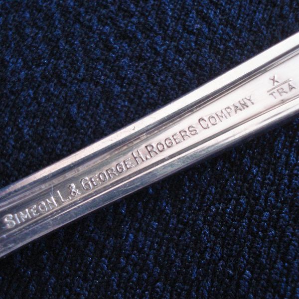 Jasmine Oneida 1939 Silverplate Meat Fork Clearance #3