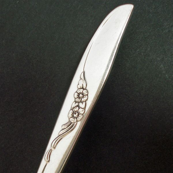 Jennifer Oneida Silverplate Sugar Spoon, Master Butter Knife Clearance #2