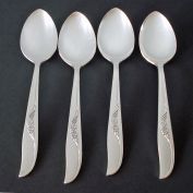 Jennifer Oneida 4 Silverplate Tablespoons 1959