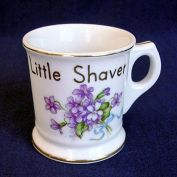 Occupied Japan Childs Shaving Mug with Violets Clearance