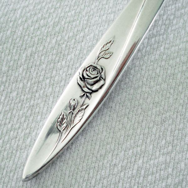 Morning Rose Oneida 70 Piece Silverplate Flatware Set With Chest #5