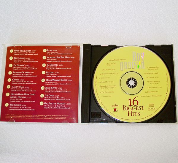 Roy Orbison 16 Biggest Hits CD #3