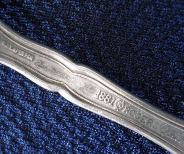 Oregon Patriotic Silverplate Souvenir Spoon 1881 Rogers #3