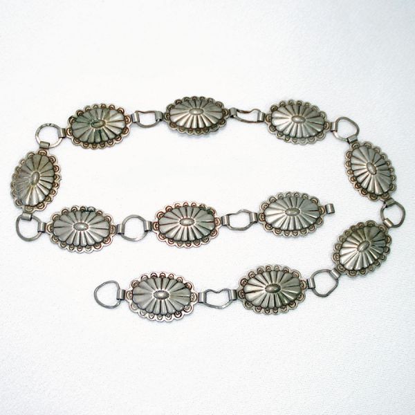 Concho Link Belt, Hat Band, or Necklace 26 Inches Clearance