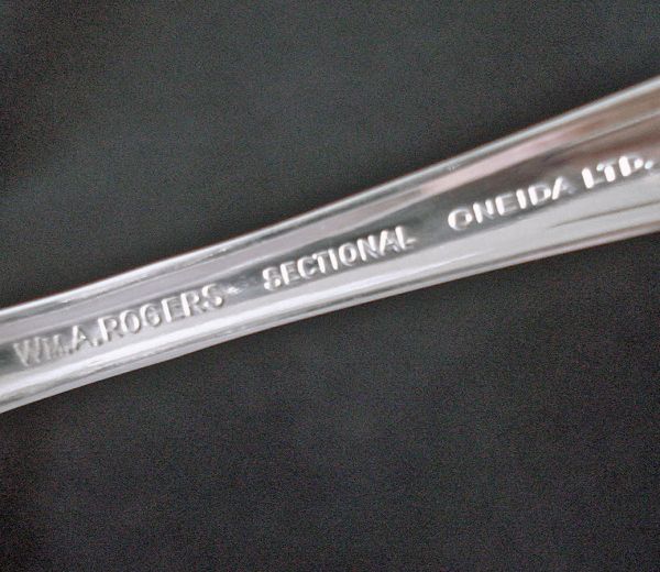 Valley Rose Oneida Silverplate Ladle, Meat Fork, Serving Spoons Clearance #3