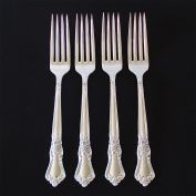 Valley Rose Oneida Rogers Silverplate 4 Dinner Forks Clearance