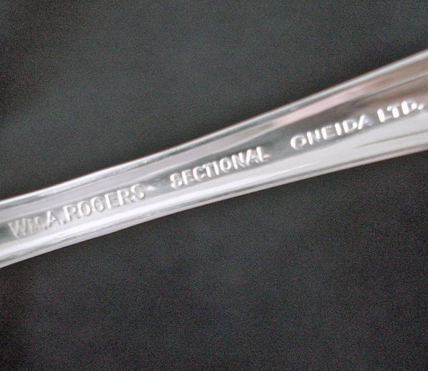 Valley Rose Oneida Rogers Silverplate 4 Oval Soup Spoons Clearance #3