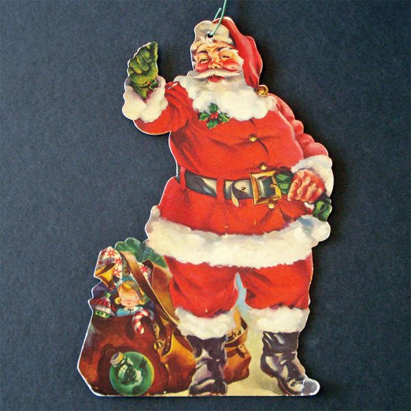 German, USA Antique Paper Christmas Candy Containers #6