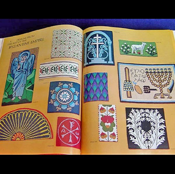 Needlepoint Gallery of Patterns From the Past Hardcover Book Clearance #2