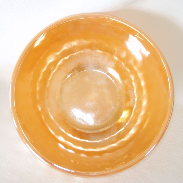 Fire King Peach Lustre Swirl Mixing Bowls Set of 3 #4