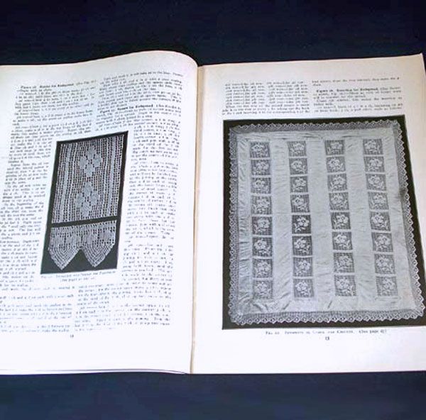1914 Priscilla Crochet Bedspreads Pattern Instruction Book #3