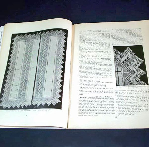 1914 Priscilla Crochet Bedspreads Pattern Instruction Book #4