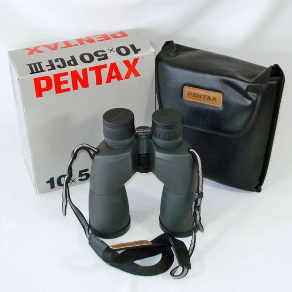 Pentax 10x50 PCFIII Binoculars Mint in Box #3