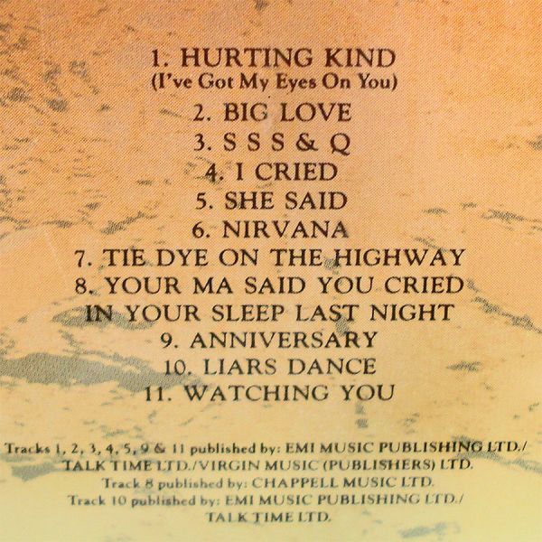 Robert Plant Manic Nirvana CD #3