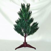 Artificial Vinyl Plastic Tabletop Christmas Tree 16 Inch