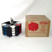 Boxed Individual Poker Caddy Ashtrays Set With Chips