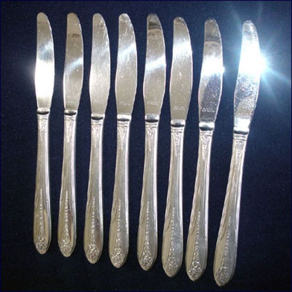 Princess Royal National Silver Silverplate Grille Knife Clearance #3