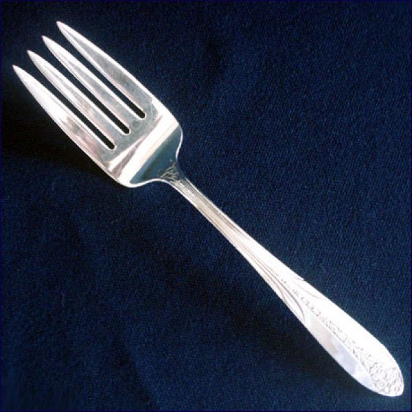 Princess Royal National Silver Silverplate Cold Meat Fork Clearance