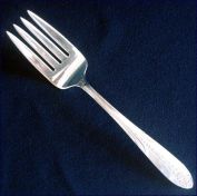 Princess Royal National Silver Silverplate Cold Meat Fork Clearance