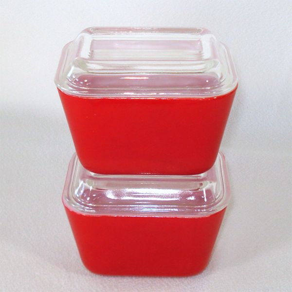 Pyrex Primary Colors Refrigerator Dishes Set Complete #4