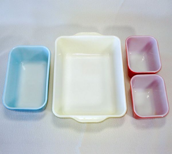 Pyrex Primary Colors Refrigerator Dishes Set Complete #6