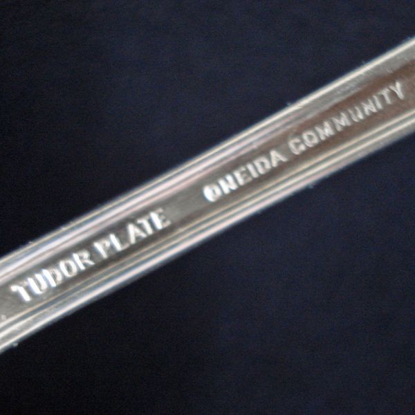 Queen Bess Oneida Silverplate Ladle, Master Butter Knife Clearance #3