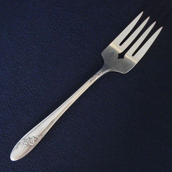 Queen Bess Oneida Silverplate Cold Meat Fork Clearance