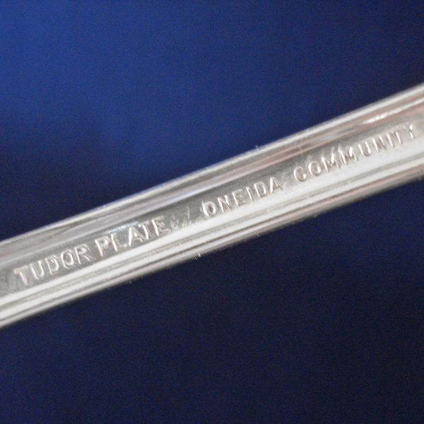 Queen Bess Oneida Silverplate Cold Meat Fork Clearance #3