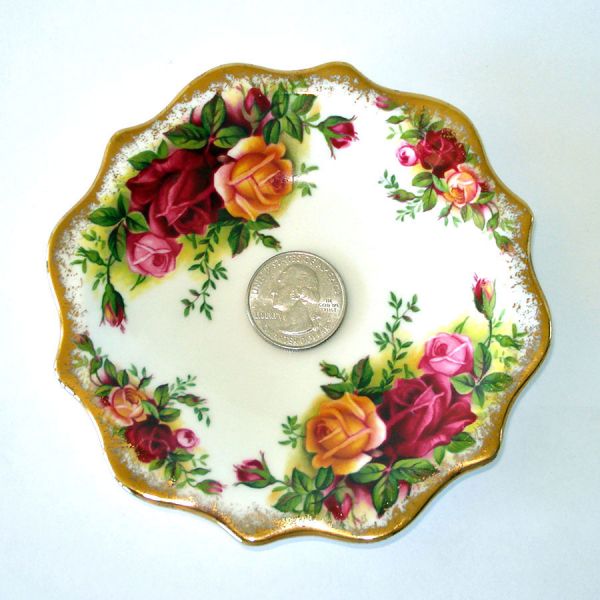 Royal Albert Old Country Roses Pin or Trinket Dish #2