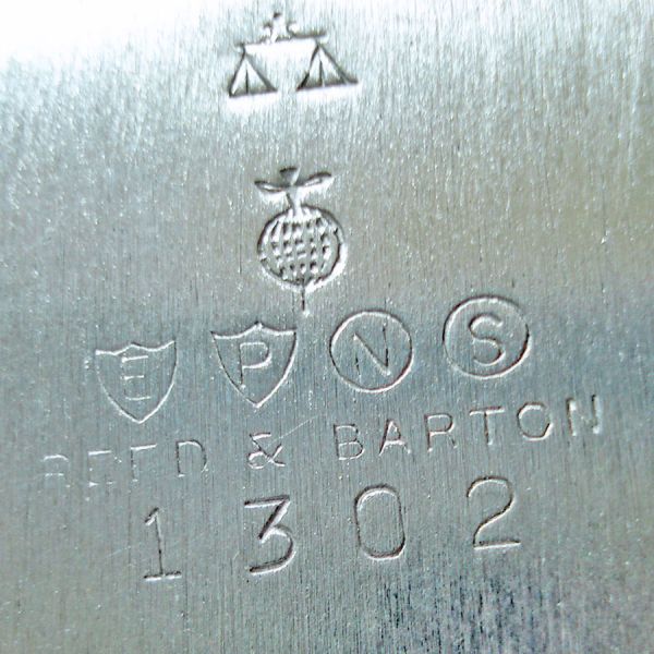 Reed & Barton Riviera Silverplate Pair Bon Bon Bowls Clearance #3