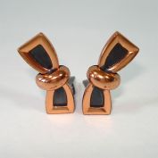 Renoir Bow Copper Clip Earrings