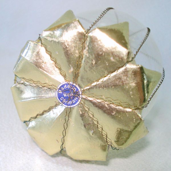 Foil Glass Angel Scene Wire Wrap Christmas Ornament Clearance #4