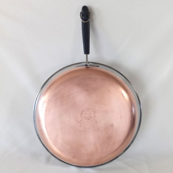 Revere Copper Clad Stainless 12 Inch Covered Skillet #4