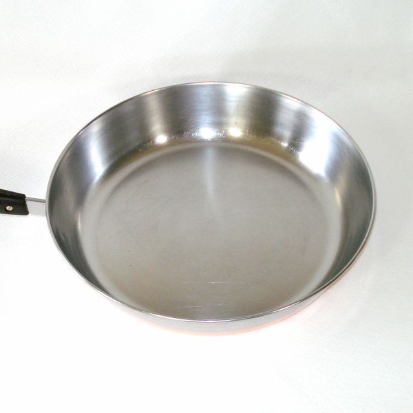 Revere Copper Clad Stainless 12 Inch Covered Skillet #3