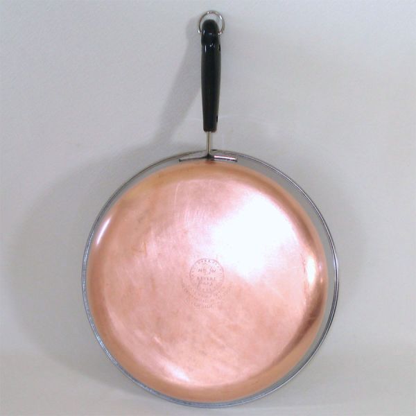 Revere Copper Clad Stainless 12 Inch Covered Skillet #4