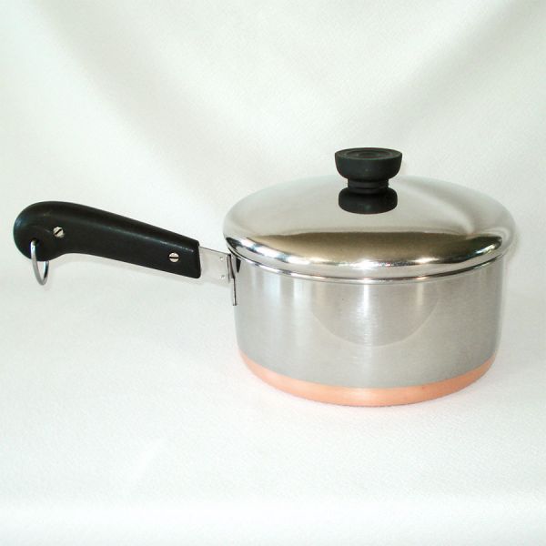 Revere Ware Copper Clad Stainless Steel 2 Qt Covered Saucepan #2