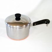Revere Ware Copper Clad Stainless Steel 3 Quart Covered Saucepan