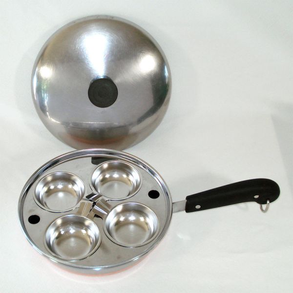 Revere Ware Copper Clad Egg Poaching Insert Plus Lid, Skillet #2